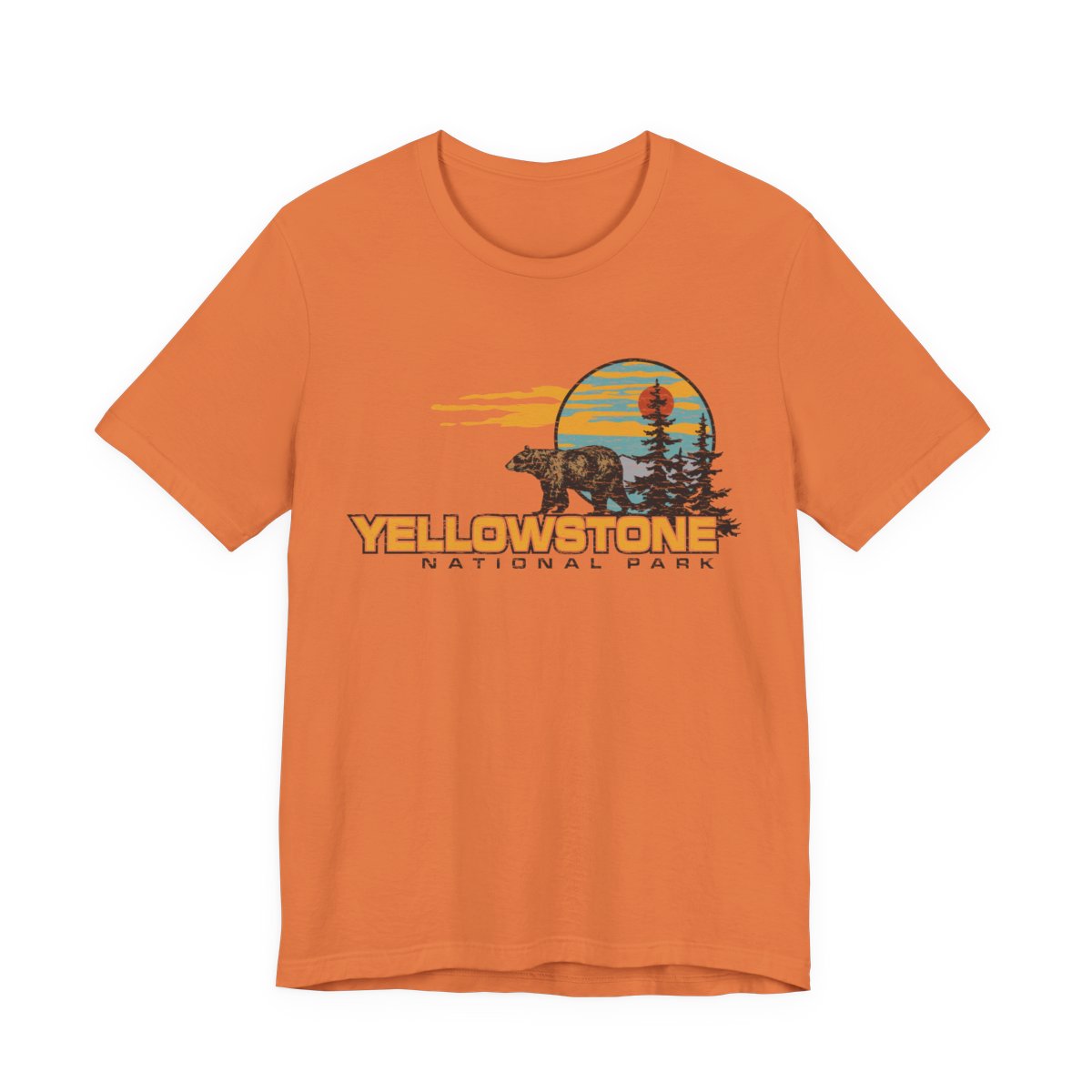 Yellowstone Grizzly Sunset