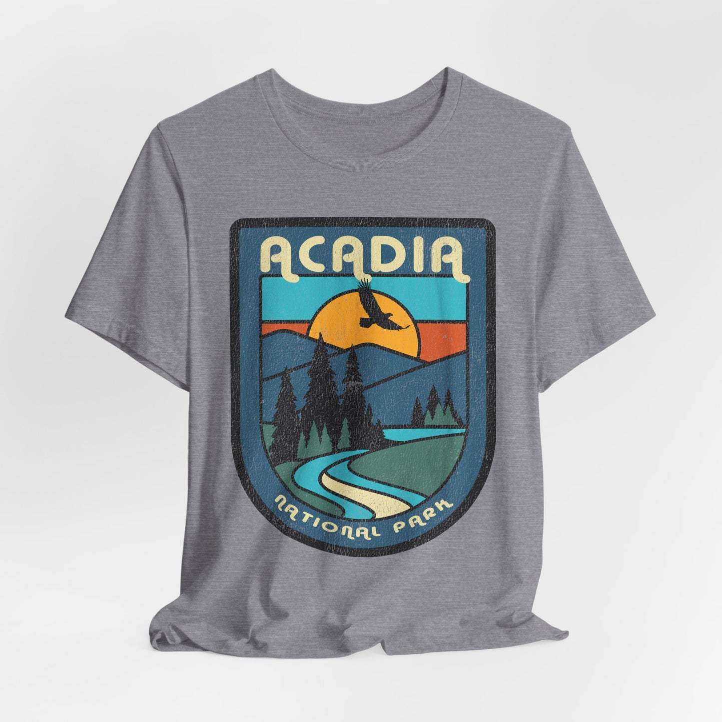 Acadia National Park Retro Badge
