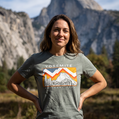 Yosemite Frequency - Sage lifestyle photo, women's