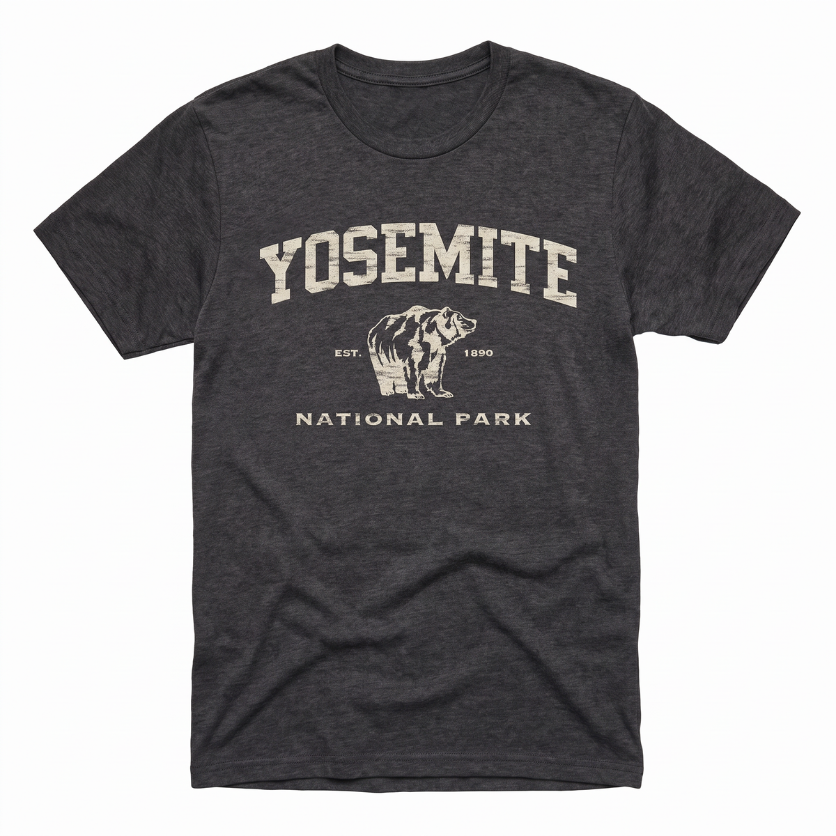 Yosemite Arch Icon - Dark Grey Heather flat lay