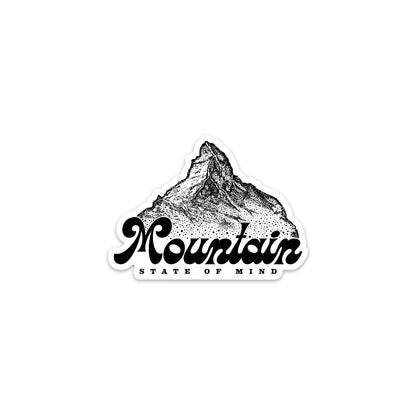 Mountain State of Mind Sticker