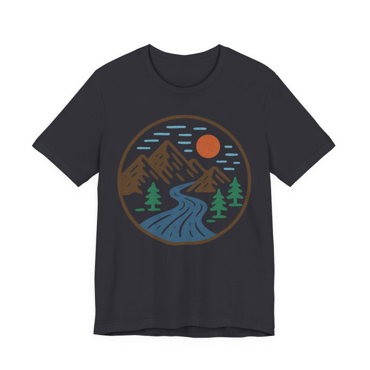 Mountain River Sunset