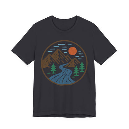 Mountain River Sunset
