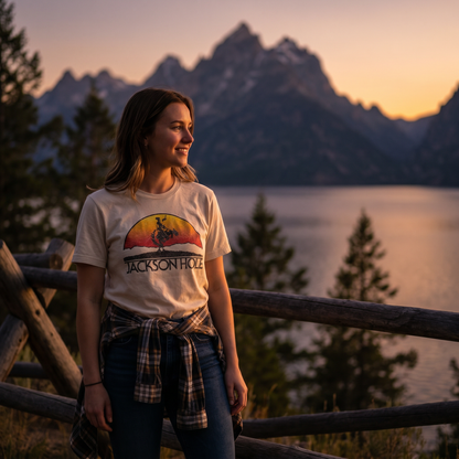 Jackson Hole Vintage Sunset