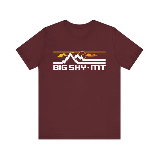 Big Sky Montana Sunset Peaks