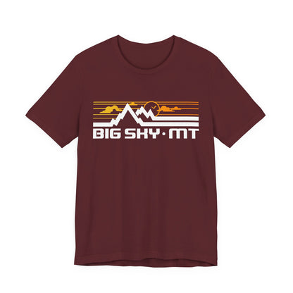 Big Sky Montana Sunset Peaks