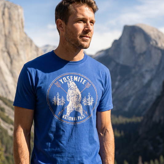 Yosemite Buffalo Nickel Bear - lifestyle photo, men's