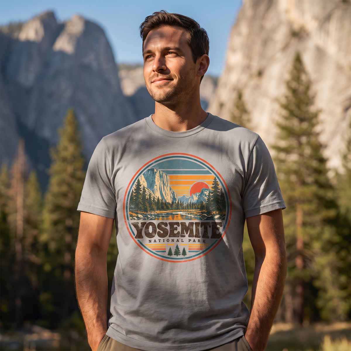 Yosemite Badge - lifestyle photo, men's