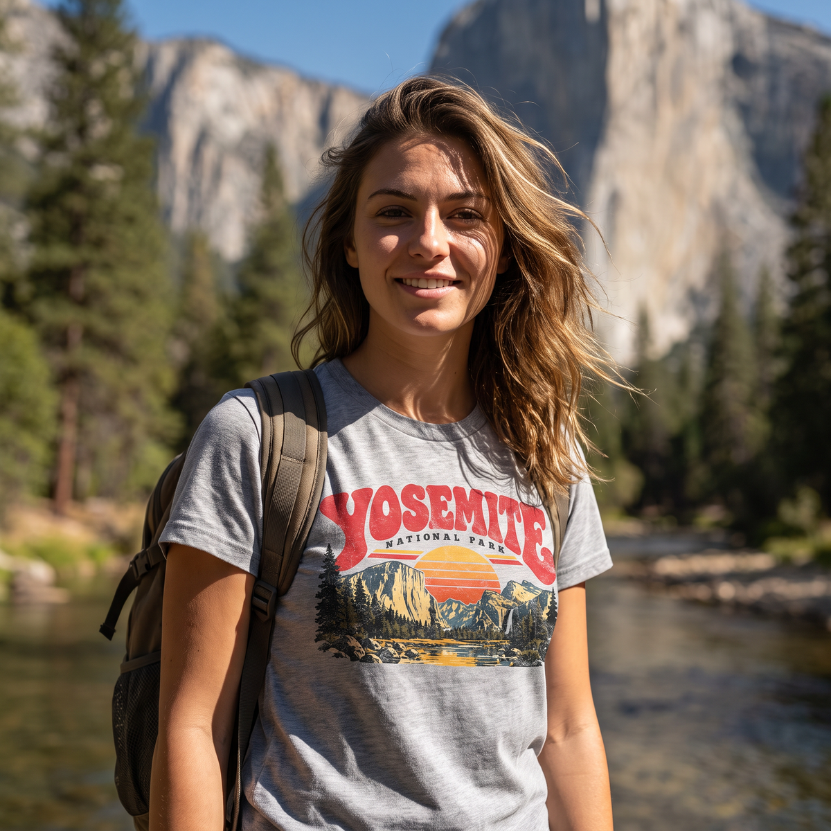 Yosemite Valley - lifestyle photo, women's