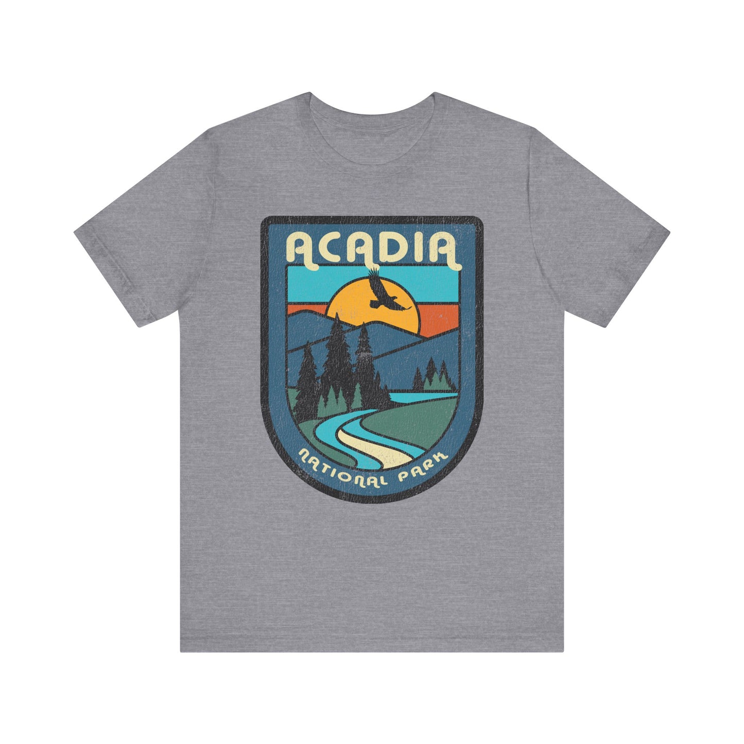 Acadia National Park Retro Badge