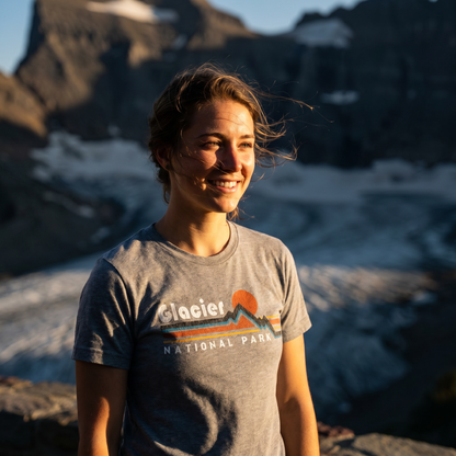 Glacier National Park Retro Ridge