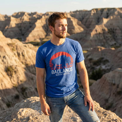 Badlands Sunset Bison