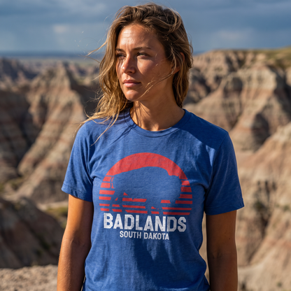 Badlands Sunset Bison