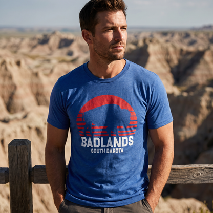 Badlands Sunset Bison