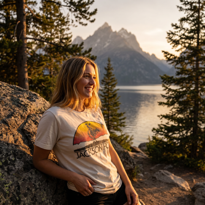 Jackson Hole Vintage Sunset