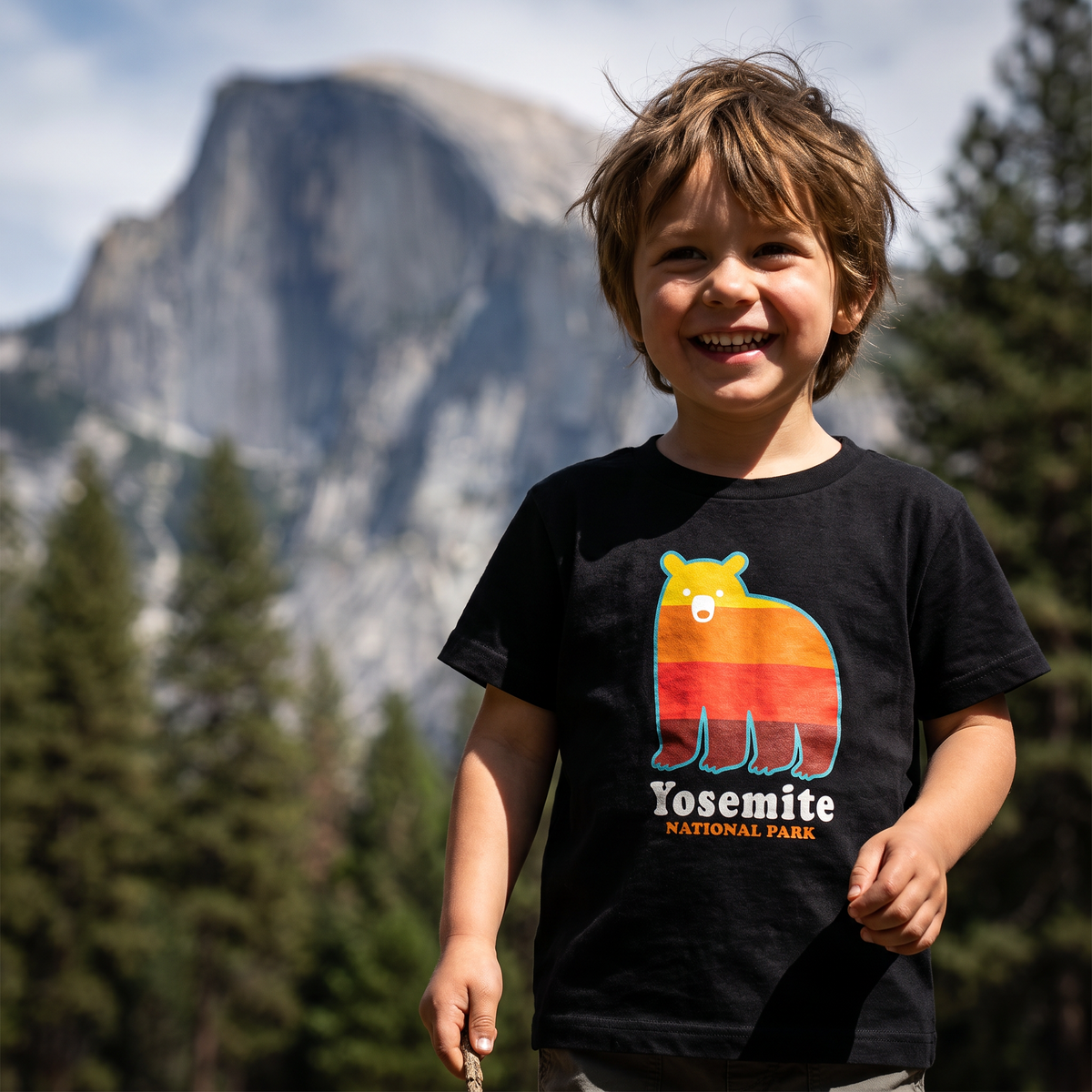 Yosemite Sunny Babe Bear - lifestyle photo, kids