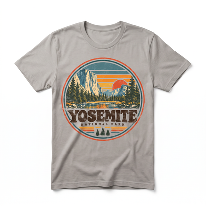 Yosemite Badge - Heather Stone flat lay