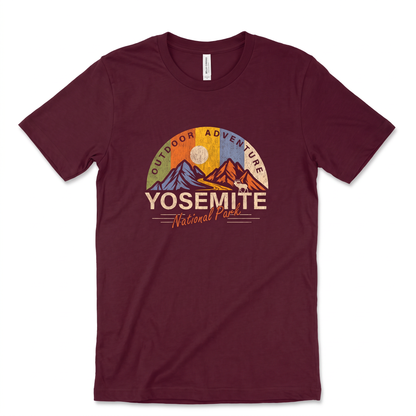 Yosemite Dome Stripe - Maroon flat lay