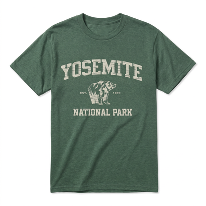 Yosemite Arch Icon - Heather Forest flat lay