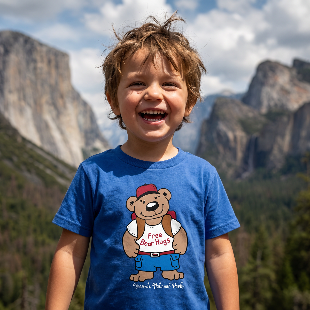 Yosemite Free Bear Hugs - lifestyle photo, kids