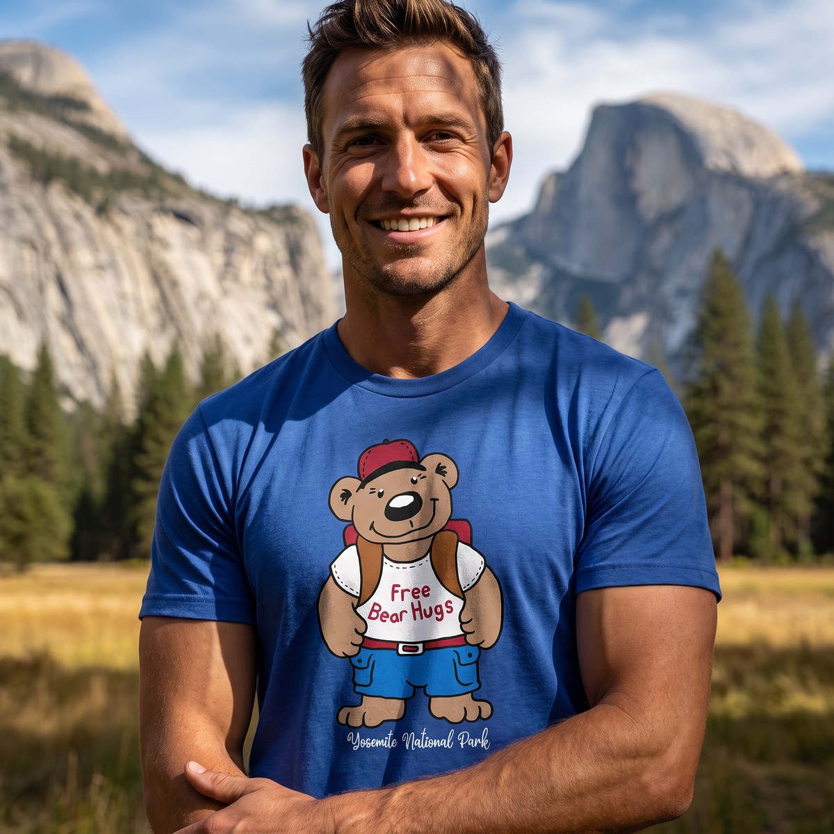 Yosemite Free Bear Hugs - lifestyle photo, men's
