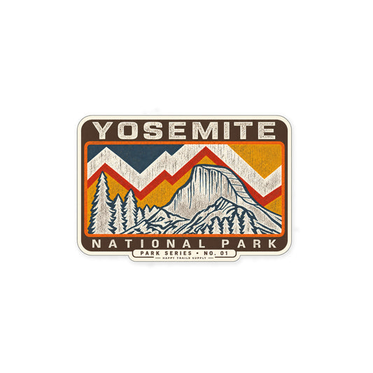 Yosemite National Park Sticker - Park Series No. 01
